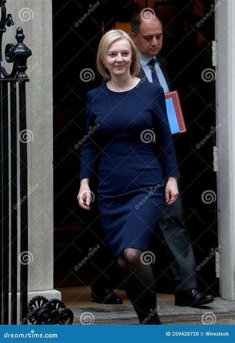 Liz Truss Uk Prime Minister Leave 10 Downing Street Editorial Image