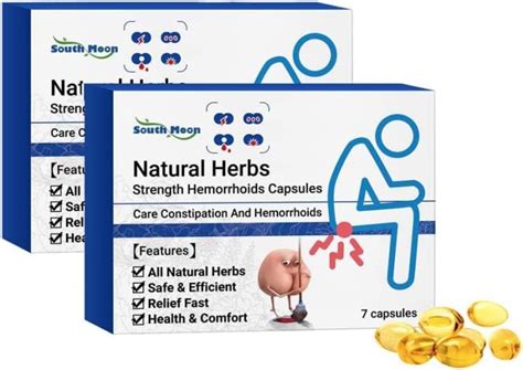 2box Heca Natural Herbal Strength Hemorrhoid Capsules Natural Herbs