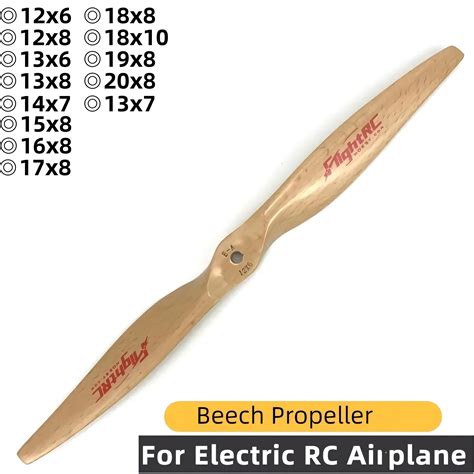 Pc Electric Propeller Cw Beech Wooden Prop For X X X X