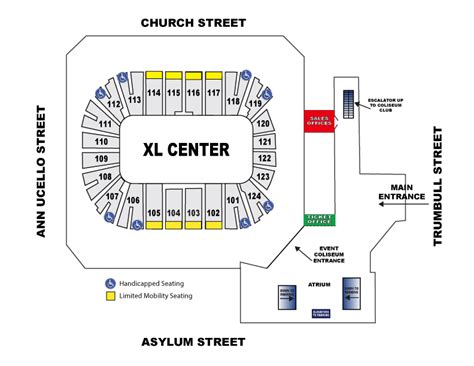 Seating Maps Xl Center