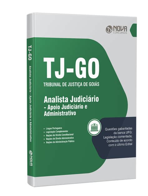 Apostila TJ GO Analista Judiciário e Administrativo Área de Apoio