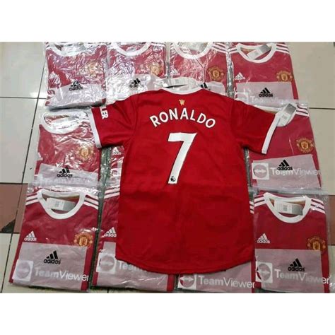 Jual Jersey Manchester United Home 2021 2022 NNS RONALDO Shopee Indonesia