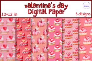 Valentine S Day Digital Paper Graphic By Creativejamila Creative Fabrica