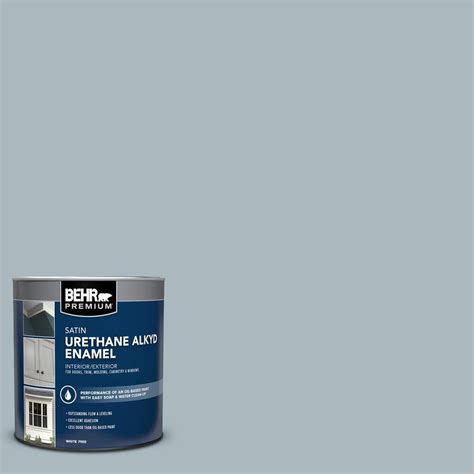 Behr Premium 1 Qt 740e 3 Prelude Satin Enamel Urethane Alkyd Interior