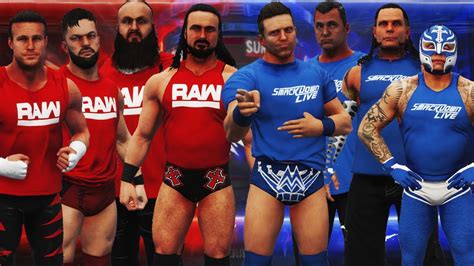 Wwe Survivor Series 2018 Team Raw Vs Team Smackdown Wwe 2k19 Youtube