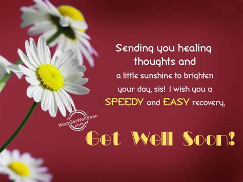 Get Well Soon Wishes For Sister Pictures Images