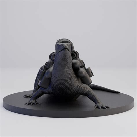 Hot Goblin 巨大パックリザード フィギュア ホットゴブリン TRPG 荷物運び