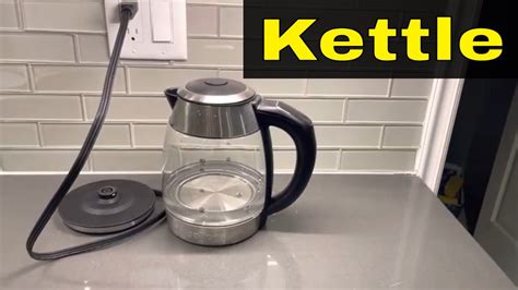 Salton Temperature Control Kettle Review Cordless Color Changing Kettle