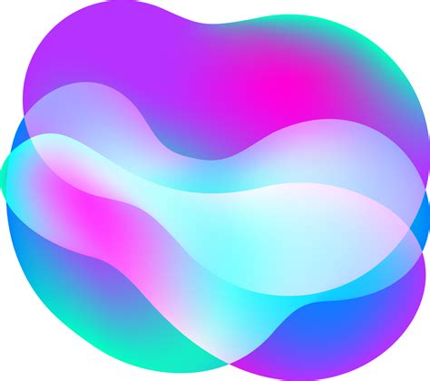 Liquid gradient shape. Fluid abstract color background. Holographic
