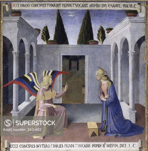 The Annunciation Detail From The Story Of The Life Of Christ Fra