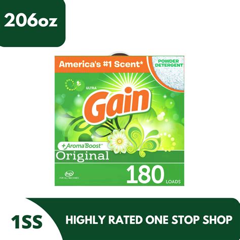 Gain Ultra Powder Laundry Detergent Original 180 Loads 206 Oz Lazada Ph