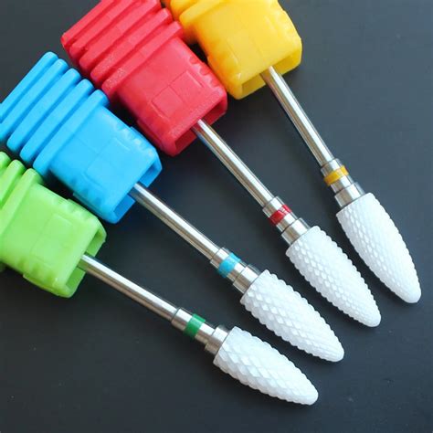 Cuticle Clean Art Salon Electric Ceramic Nail Drill Bit For Nail