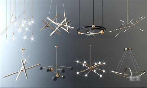 4571 Ceiling Lights Collection Sketchup Model By Cuong Covua