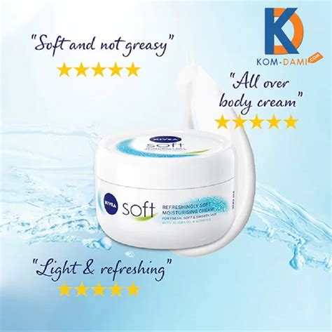 Nivea Soft Jar Moisturizing Cream 100ml Kom Dami