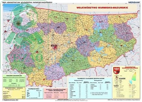 Warmi Sko Mazurskie Mapa Mapa