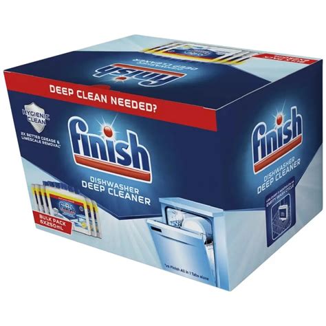 Finish Dual Action Dishwasher Cleaner Fight Grease Limescale Fresh