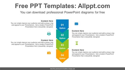 Pentagonal Arrow List Powerpoint Diagram Template Slidesgo Templates