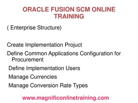 PPT Oracle Fusion SCM Online Training Course PowerPoint Presentation