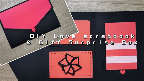 How To Make A DIY LOVE Scrapbook For Valentine S Day Suprise Gift Card