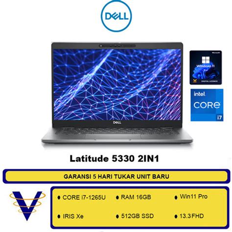 Jual Laptop Dell Latitude 5330 2in1 Core I7 1265u 16gb 512gb Ssd 13w11pro Jakarta Pusat