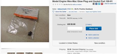 Wen Mac 049 Glow Plug