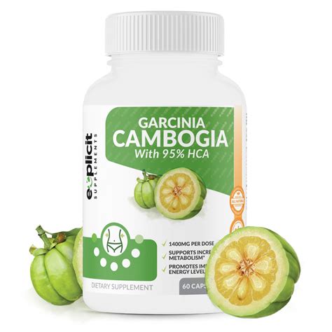 Garcinia Cambogia Extract Hca Natural Weight Loss Supplement