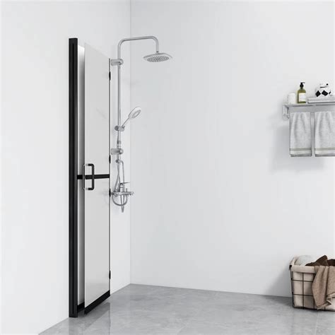 Paroi de douche pliable Verre ESG dépoli 120190 cm YAZO SHOP