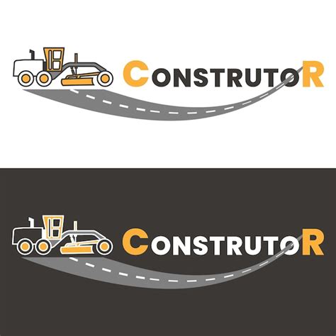 Road Construction Company Logo Samples