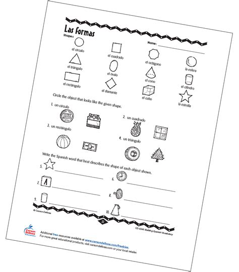 Spanish Shapes Online Exercise For Live Worksheets Worksheets Library