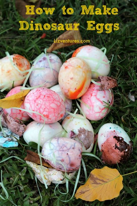 How To Make Dinosaur Eggs Prehistoric And Edible Fun