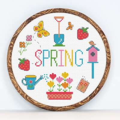 ANCHOR FOUR SEASONS SPRING CROSS STITCH DESIGN Bepatterns