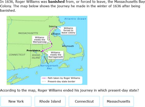 IXL | New England colonies: religion and government | 4th grade social ...