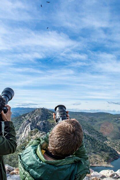 Fotógrafo profesional de vida salvaje Foto Premium