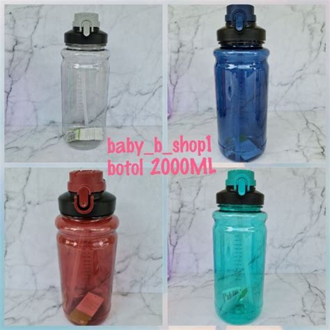 Jual Botol Minum Jumbo Liter Ada Takaran Ml Botol Minum Polos