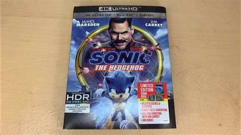 Sonic The Hedgehog 4K Ultra HD Blu Ray Unboxing YouTube