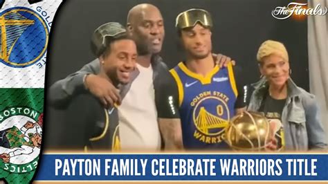 Gary Payton Celebrates W Gpii After Warriors Win Title Behind The