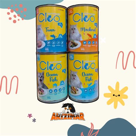 Jual CLEO Kaleng Wetfood 400gr Makanan Kucing Cleo Wetfood Basah