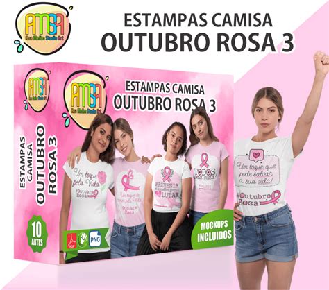 Pack Outubro Rosa Camisa Ana Melim Studio Art