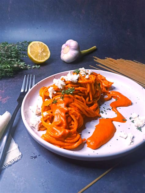 Nudeln Mit Ger Steter Paprikasauce Super Einfach So Lecker