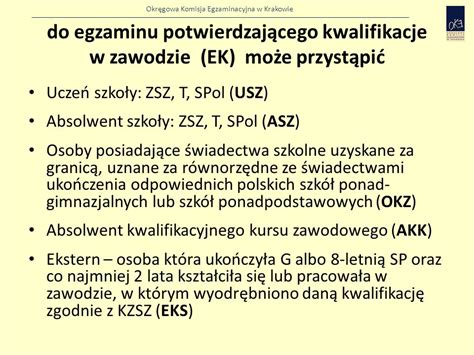 Nowy Egzamin Zawodowy Egzamin Potwierdzaj Cy Kwalifikacje W Zawodzie