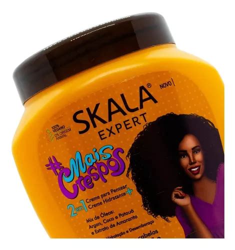 Skala Mais Crespos Máscara Vegana Crema Peinar Rulos X 1kg Mebuscar