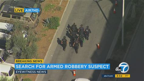 Armed Robbery Suspect Sought After Chase Ends In Marina Del Rey