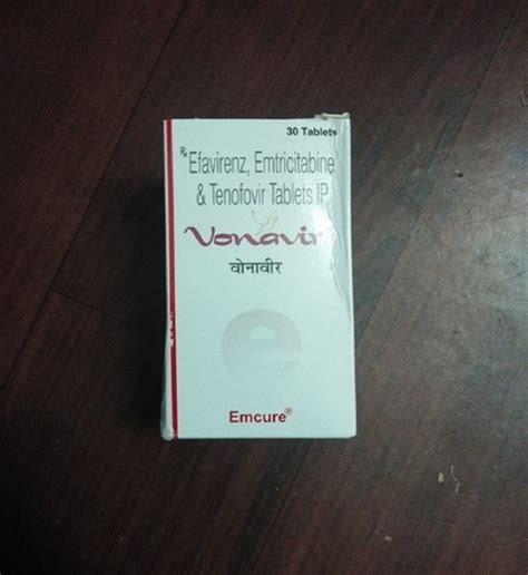 Vonavir Efavirenz Emtricitabine And Tenofovir Tablets Ip Emcure