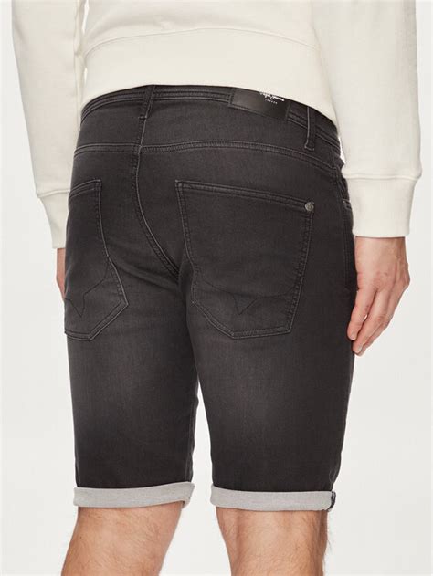 Pepe Jeans Джинсові шорти Slim Gymdigo Short PM801075XG7 Сірий Slim Fit