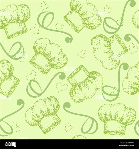 Cooking seamless pattern with chef hat Stock Vector Image & Art - Alamy