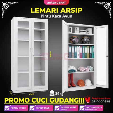 Jual Lemari Arsip Kantor Lemari Besi Pintu Swing Kaca Ayun Aa Lg