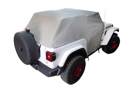 Mastertop Jeep Wrangler Full Door Cab Cover Gray Denim