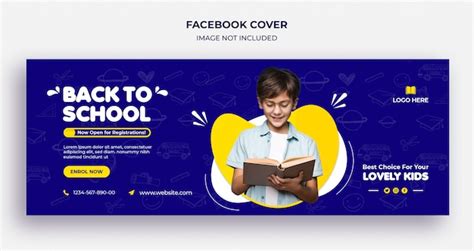 Premium Psd Education Social Media And Facebook Cover Template Design