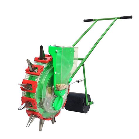 Depth Is Adjustable Farmland Manual Hand Push Seed Planter Seeder