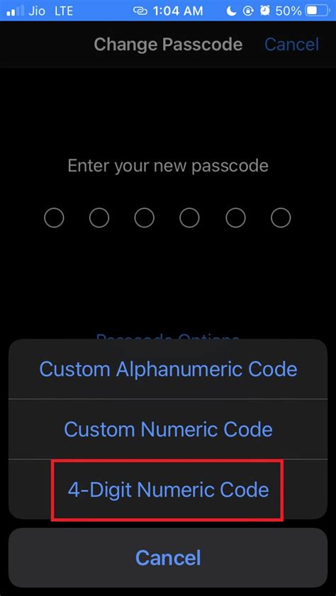 How To Use Four Digit Passcode On Iphone And Ipad In 2024